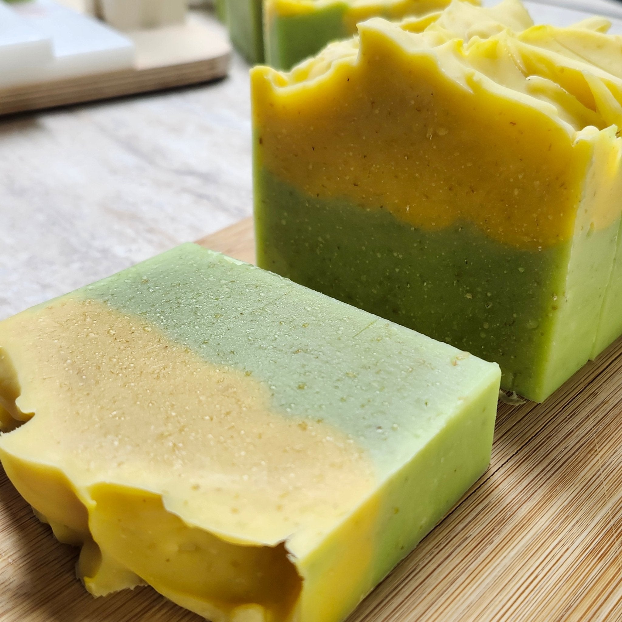 Lemongrass & Basil Handmade Goat's Milk Soap